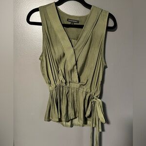Banana Republic Olive Green Sleeveless Blouse - size medium